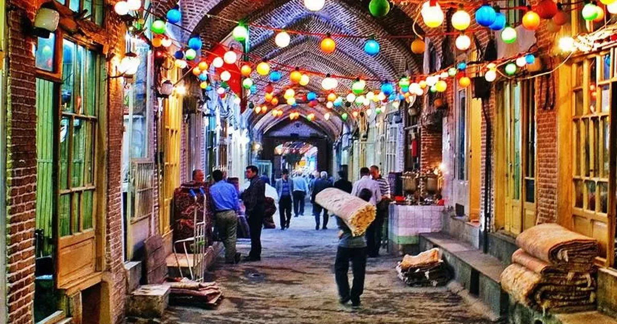 بخشهای مهم بازار بزرگ تبریز