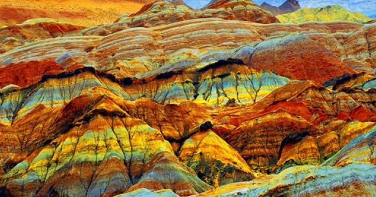 صخره های ژانگیی دانژی در گانزو چین | zhangye danxia