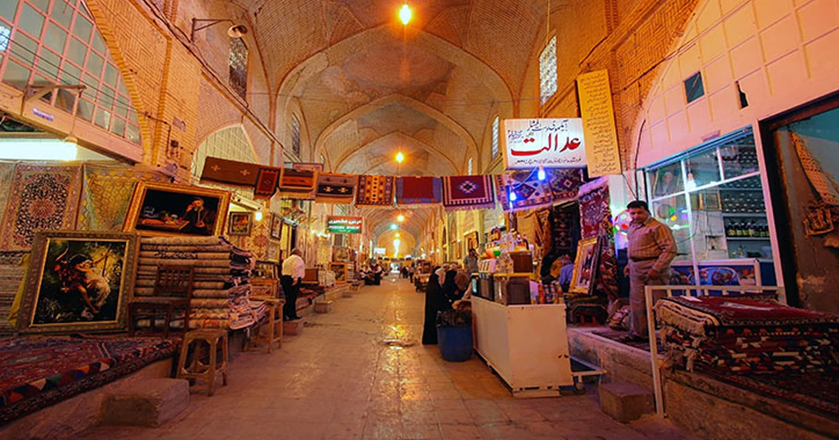 راستههای بازار وکیل شیراز