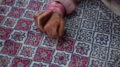 قلمکاری چیت سازی روی پارچه