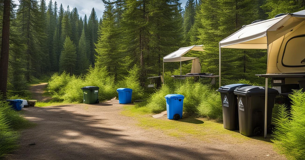 اصول مسئولانهی برخورد با زباله در کمپ