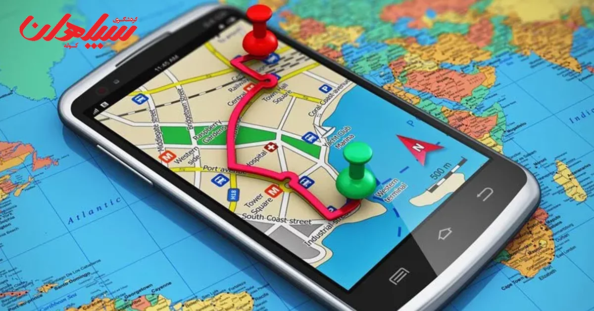 دستگاه GPS و نقشه توپوگرافی برای مسیریابی