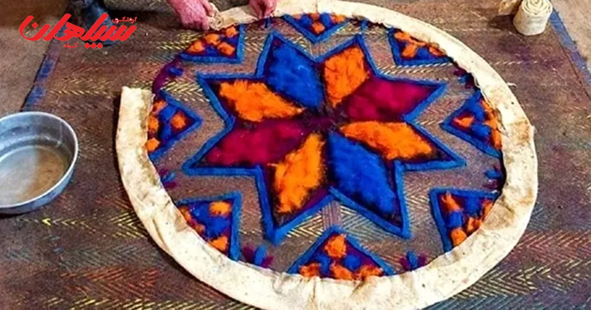 هنر نمد مالی لرستان