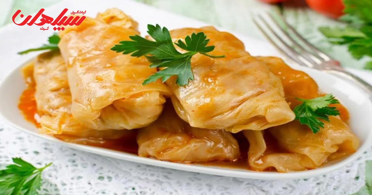 سبزی دلمه کلم تبریزی