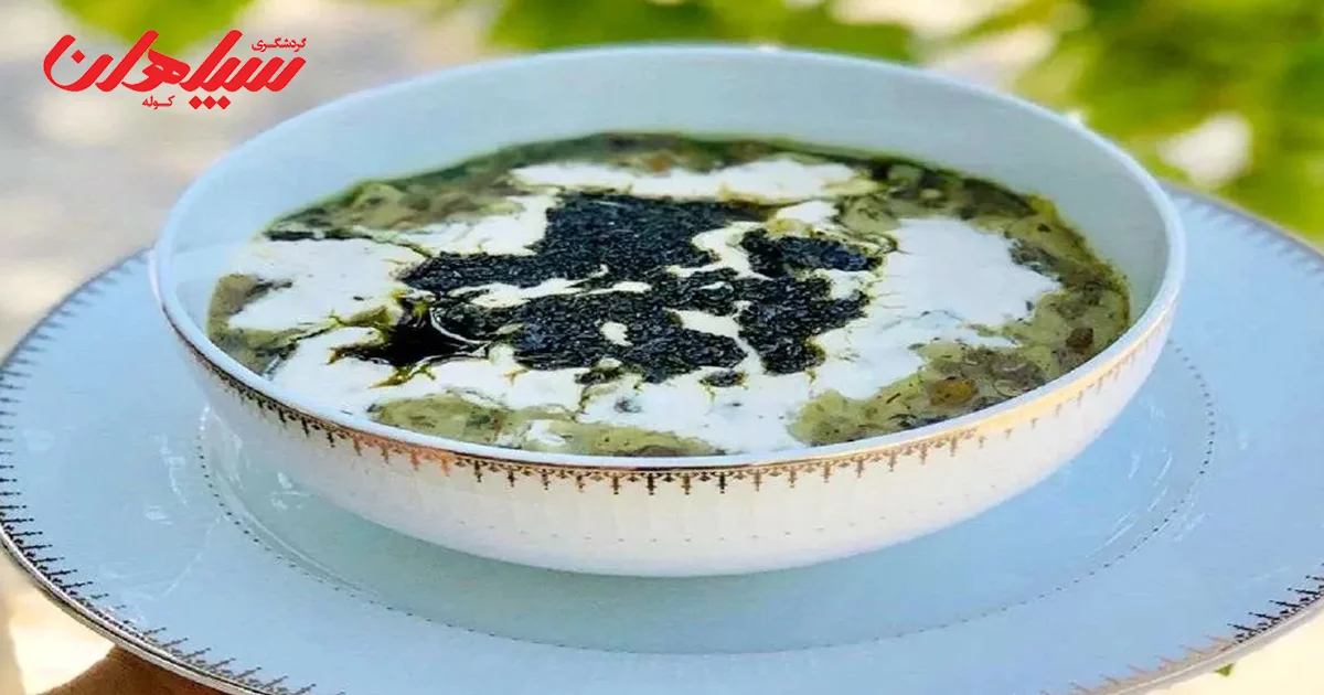 مراحل پخت آش لخشک گنابادی