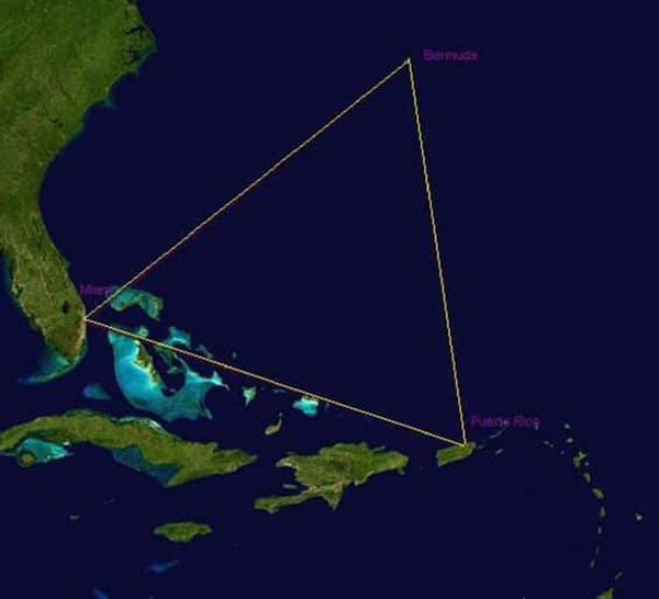 مثلث برمودا، اقیانوس اطلس