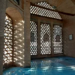 زیبایی تکیه تویسرکانی تخت فولاد اصفهان زیبا