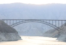 سد کارون 4 در لردگان استان چهارمحال و بختیاری