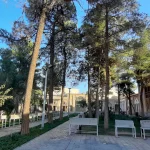 حیاط تکیه میرفندرسکی تخت فولاد