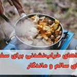 لیست غذاهای خراب‌نشدنی برای سفر